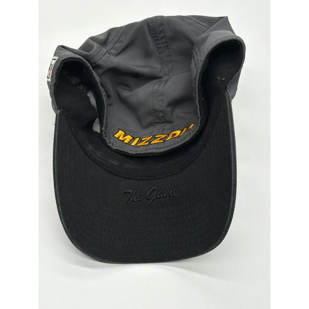 The Game Missouri Tigers Mizzou Hat Mens Charcoal Gray Flex‎ Fit Baseball Cap